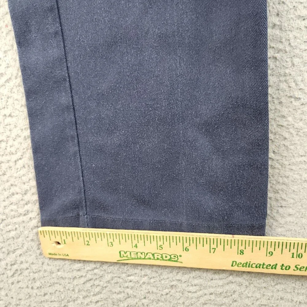 Dickies Pants Men's 33x32 874 Original Fit Flex Dark Blue Straight Leg Workwear - Picture 6 of 12